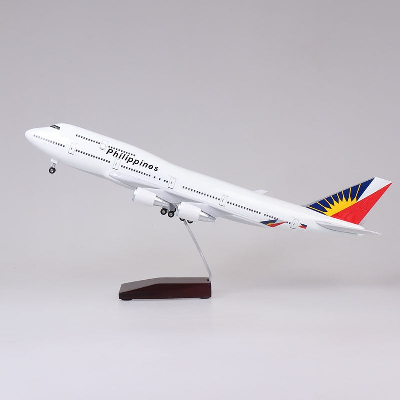 Philippines Boeing 747 Airplane Model (1/160 Scale - 47CM)