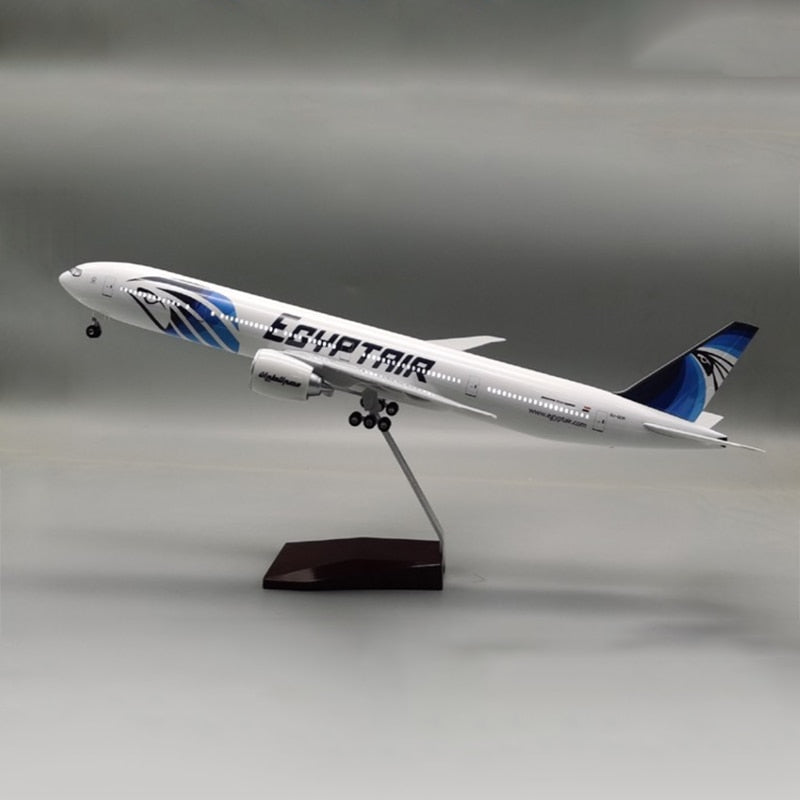 Egypt Air Boeing 777 Airplane Model (1/157 Scale)
