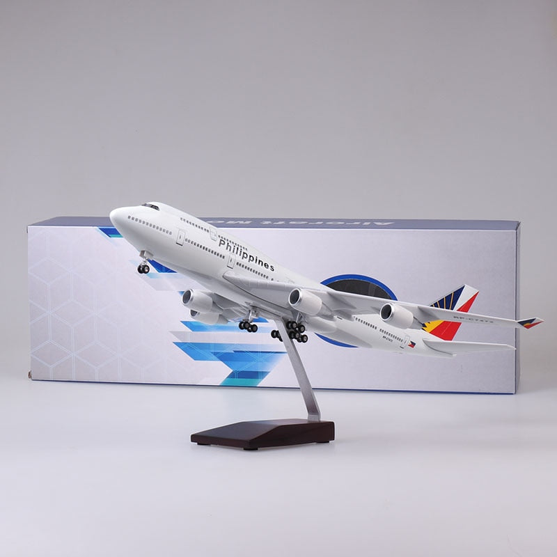 Philippines Boeing 747 Airplane Model (1/160 Scale - 47CM)
