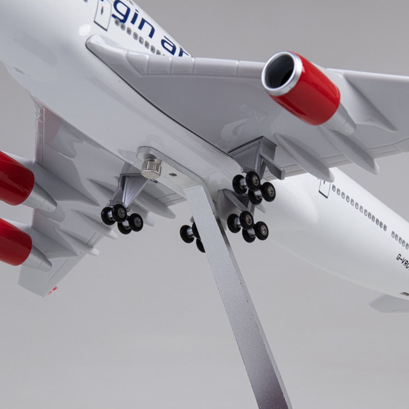 Virgin Atlantic Boeing 747 Airplane Model (1/160 Scale - 47CM)