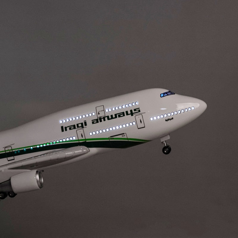 Iraq Airways Boeing 747 Airplane Model (1/160 Scale - 47CM)