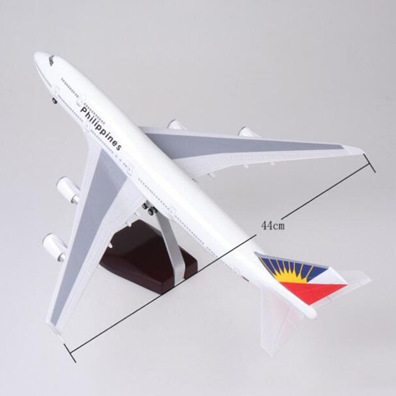 Philippines Boeing 747 Airplane Model (1/160 Scale - 47CM)