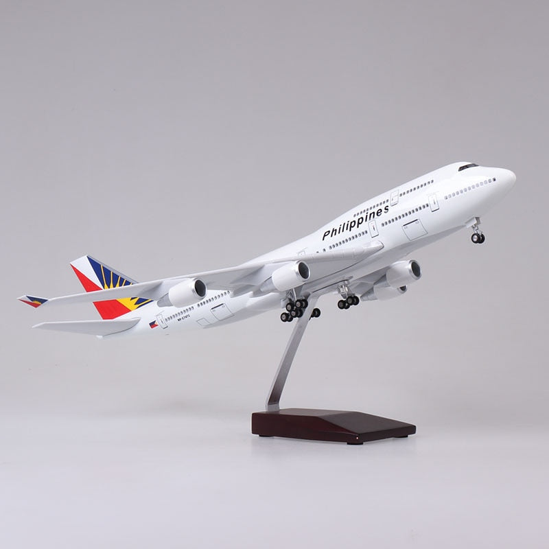Philippines Boeing 747 Airplane Model (1/160 Scale - 47CM)