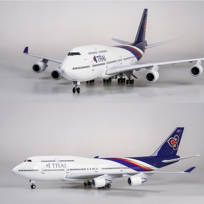 Thai Airways Boeing 747 Airplane Model (1/160 Scale - 47CM)