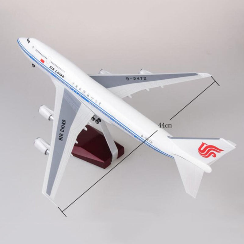 AIR CHINA 航空機モデル 1/160 スケール Air China Boeing 747 Airplane Model (1/160 Scale - 47CM