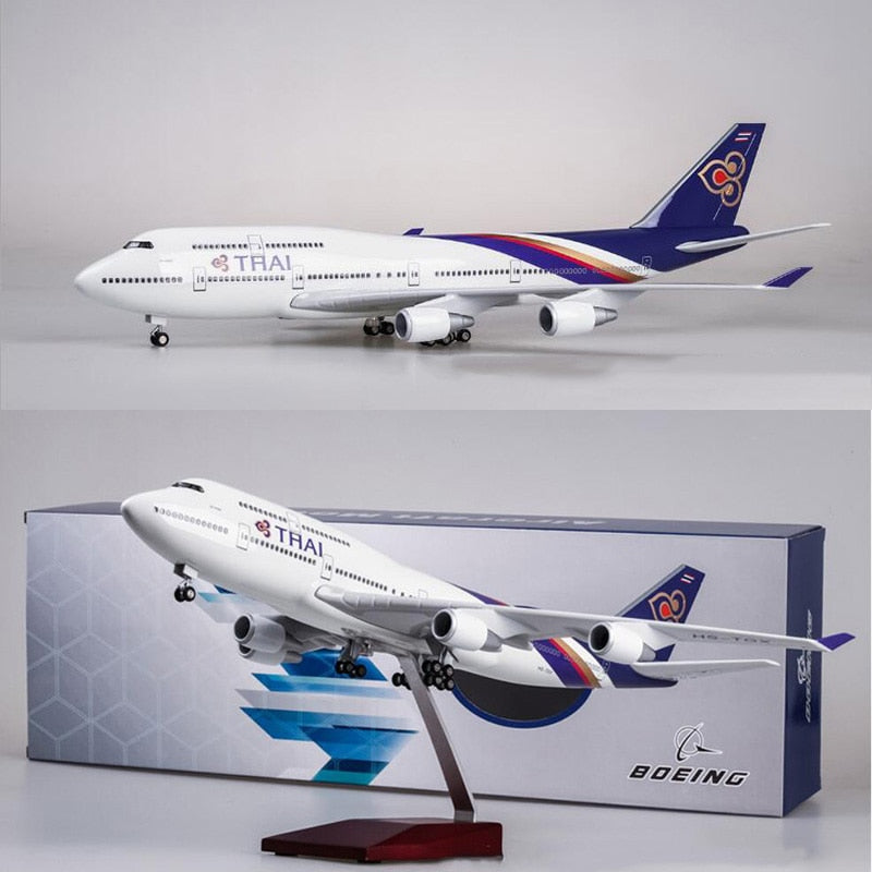 Thai Airways Boeing 747 Airplane Model (1/160 Scale - 47CM)