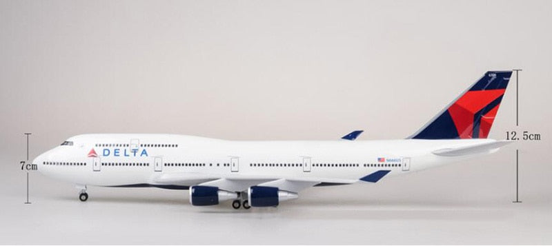 Delta Boeing 747 Airplane Model (1/160 Scale - 47CM)