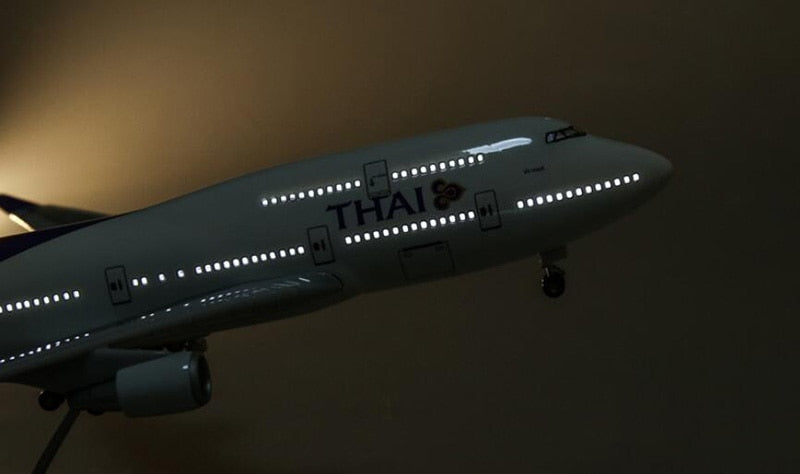 Thai Airways Boeing 747 Airplane Model (1/160 Scale - 47CM)