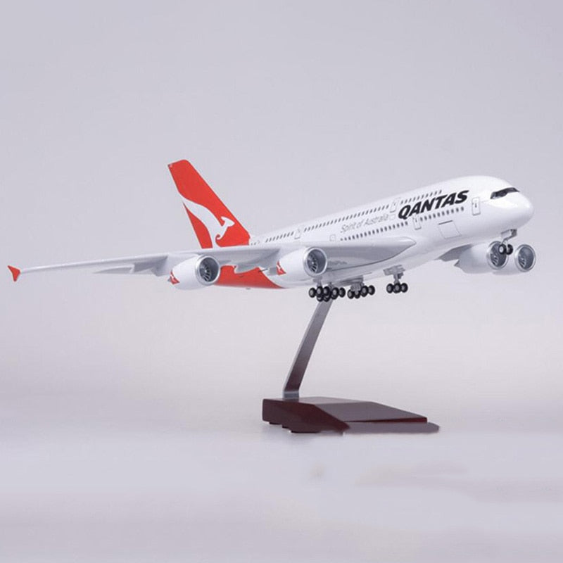 Qantas Airbus A380 Airplane Model (1/160 Scale)