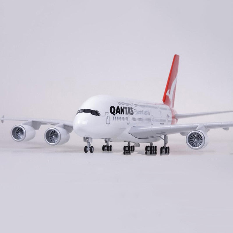 Qantas Airbus A380 Airplane Model (1/160 Scale)