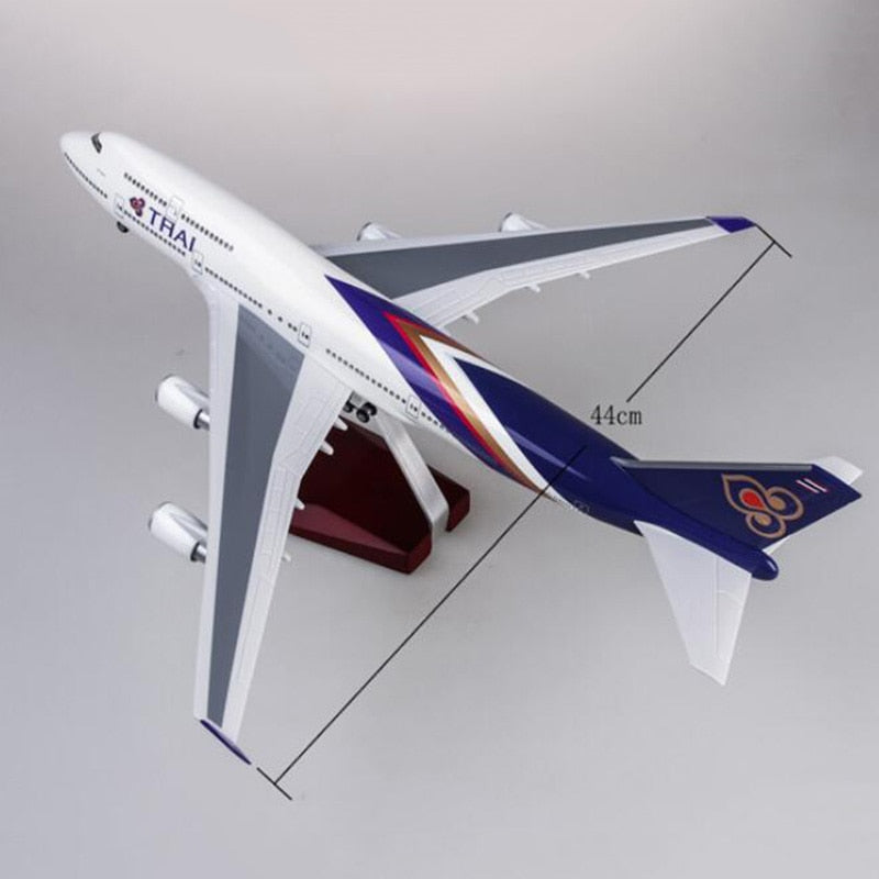 Thai Airways Boeing 747 Airplane Model (1/160 Scale - 47CM)
