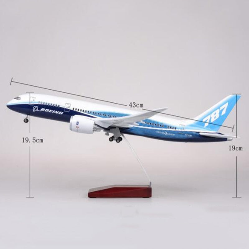 Original Dreamliner Livery Boeing 787 Airplane Model (1/130 Scale)