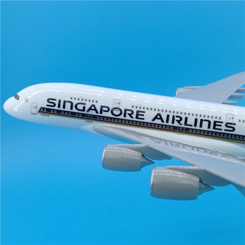 Singapore Airlines Airbus A380 Airplane Model (Handmade 45CM)