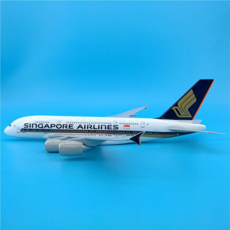 Singapore Airlines Airbus A380 Airplane Model (Handmade 45CM)