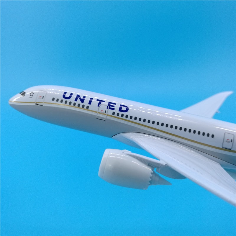 United Airlines Boeing 787 Airplane Model (20CM)