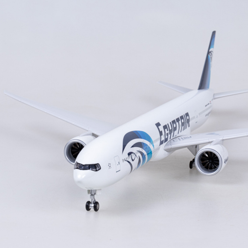 Egypt Air Boeing 777 Airplane Model (1/157 Scale)