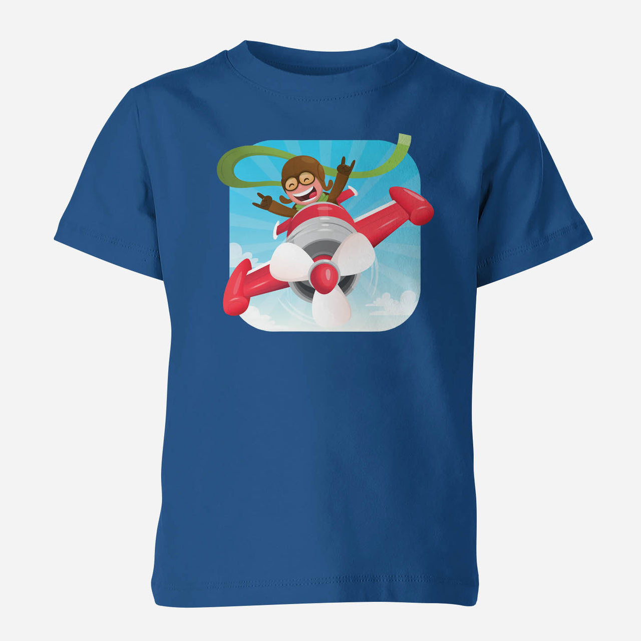 Happy Pilot Designed Children T-Shirts