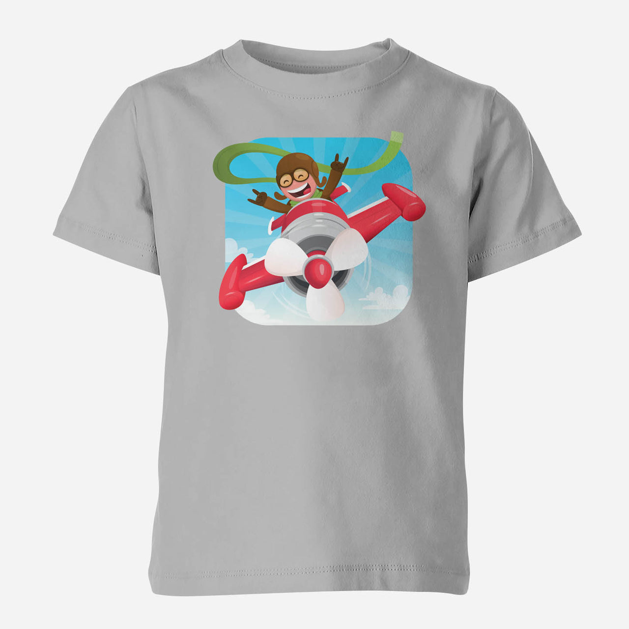 Happy Pilot Designed Children T-Shirts