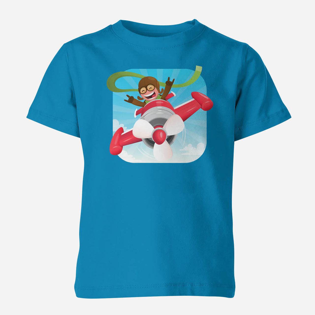 Happy Pilot Designed Children T-Shirts