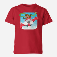 Thumbnail for Happy Pilot Designed Children T-Shirts