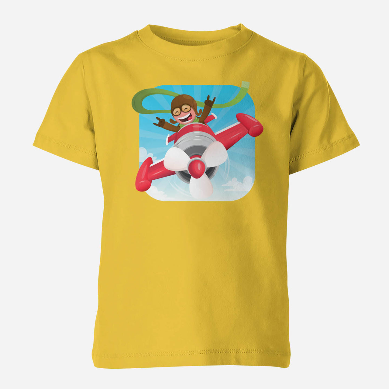 Happy Pilot Designed Children T-Shirts