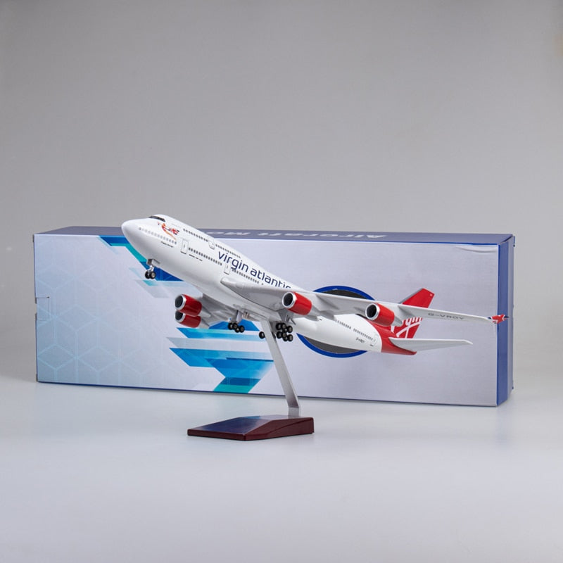 Virgin Atlantic Boeing 747 Airplane Model (1/160 Scale - 47CM)
