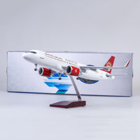 Thumbnail for JUNYAO Airlines Airbus A320Neo Airplane Model (47CM)