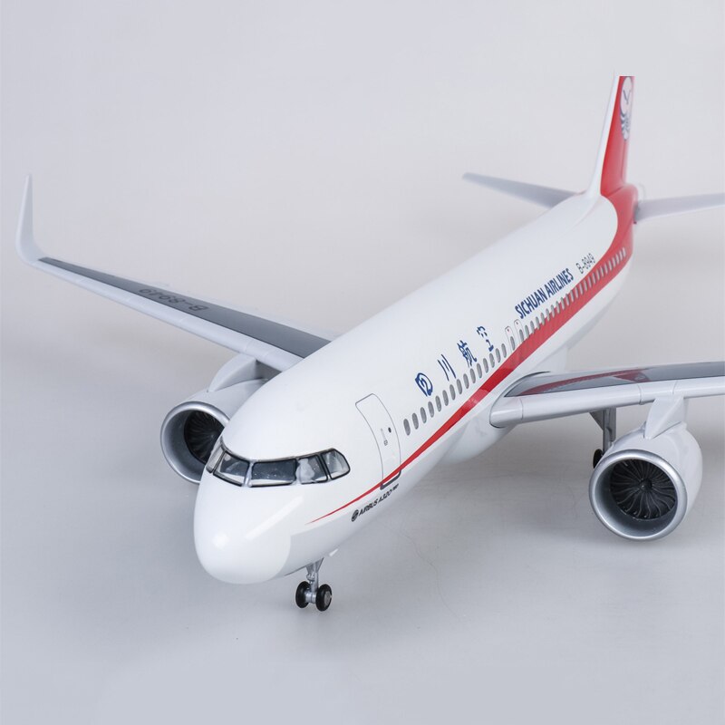 Sichuan Airlines Airbus A320Neo Airplane Model (47CM)