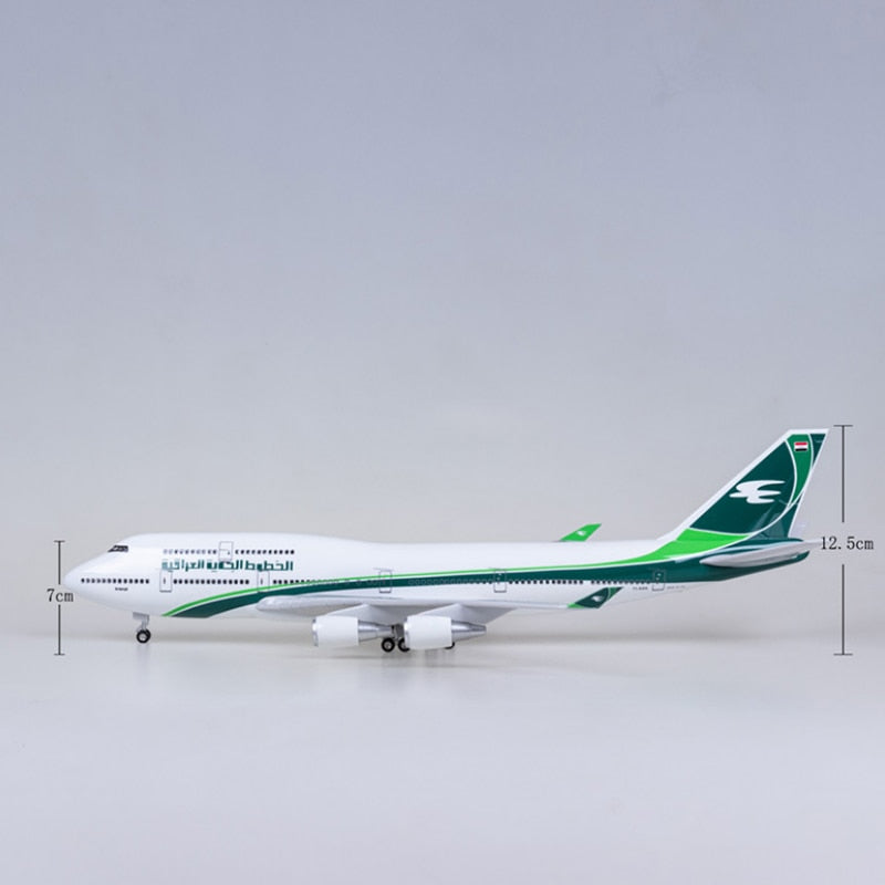 Iraq Airways Boeing 747 Airplane Model (1/160 Scale - 47CM)