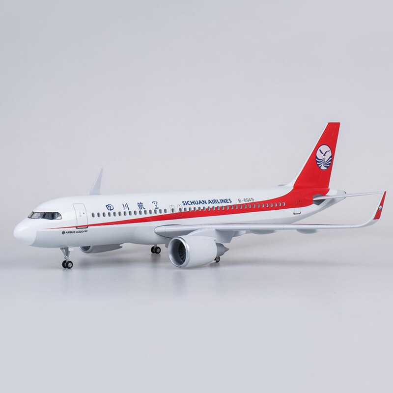 Sichuan Airlines Airbus A320Neo Airplane Model (47CM)