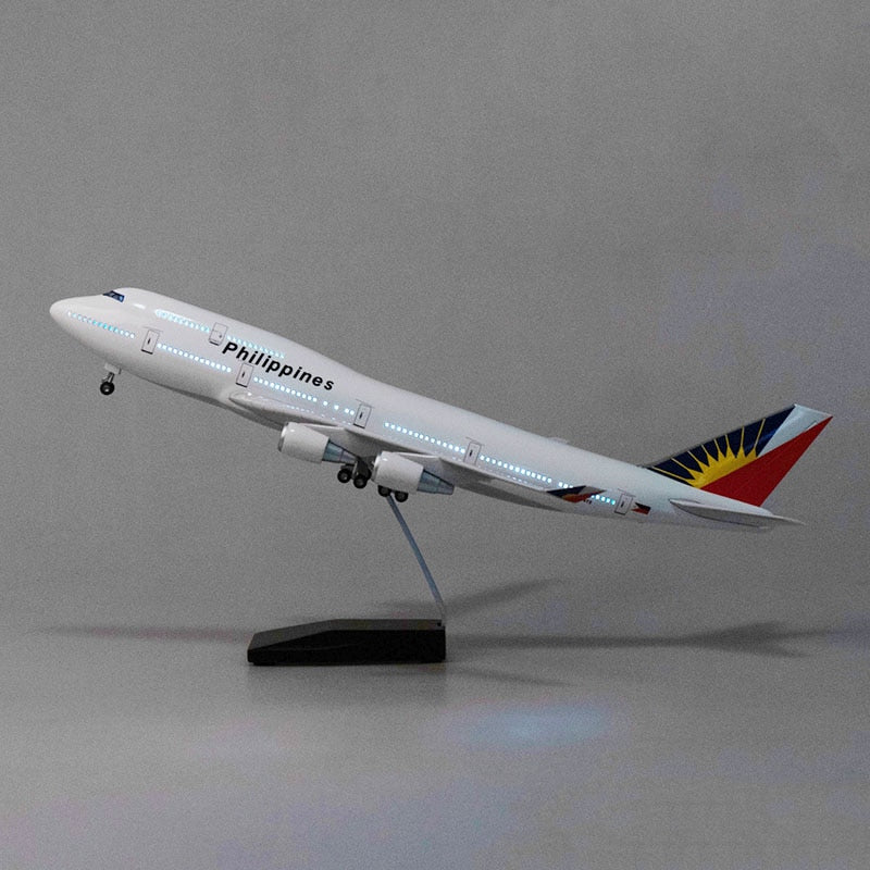 Philippines Boeing 747 Airplane Model (1/160 Scale - 47CM)