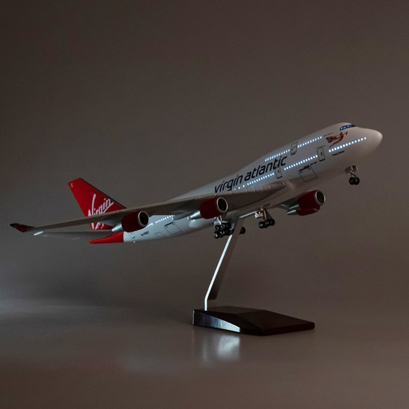 Virgin Atlantic Boeing 747 Airplane Model (1/160 Scale - 47CM)