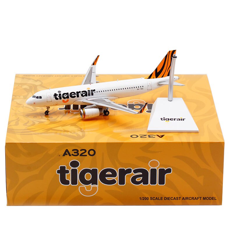 TigerAir 9V-TRX A320 Airplane Model (1/200 Scale)