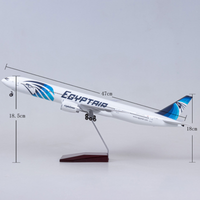 Thumbnail for Egypt Air Boeing 777 Airplane Model (1/157 Scale)