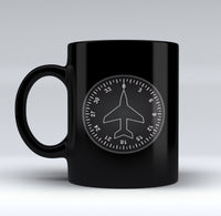 Thumbnail for Heading 2 Designed Black Mugs