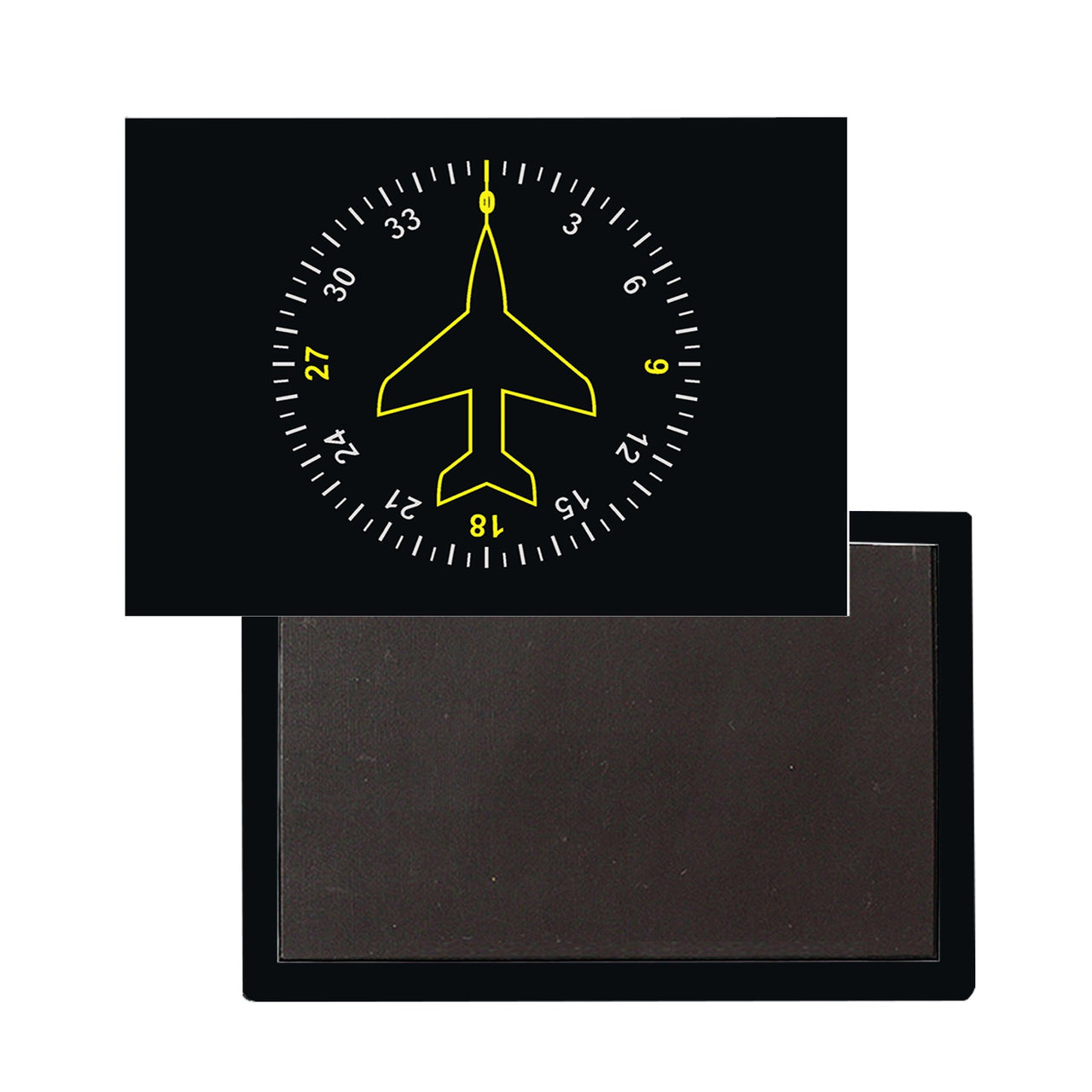 Airplane Instrument Series "Heading" Designed Magnet Pilot Eyes Store 