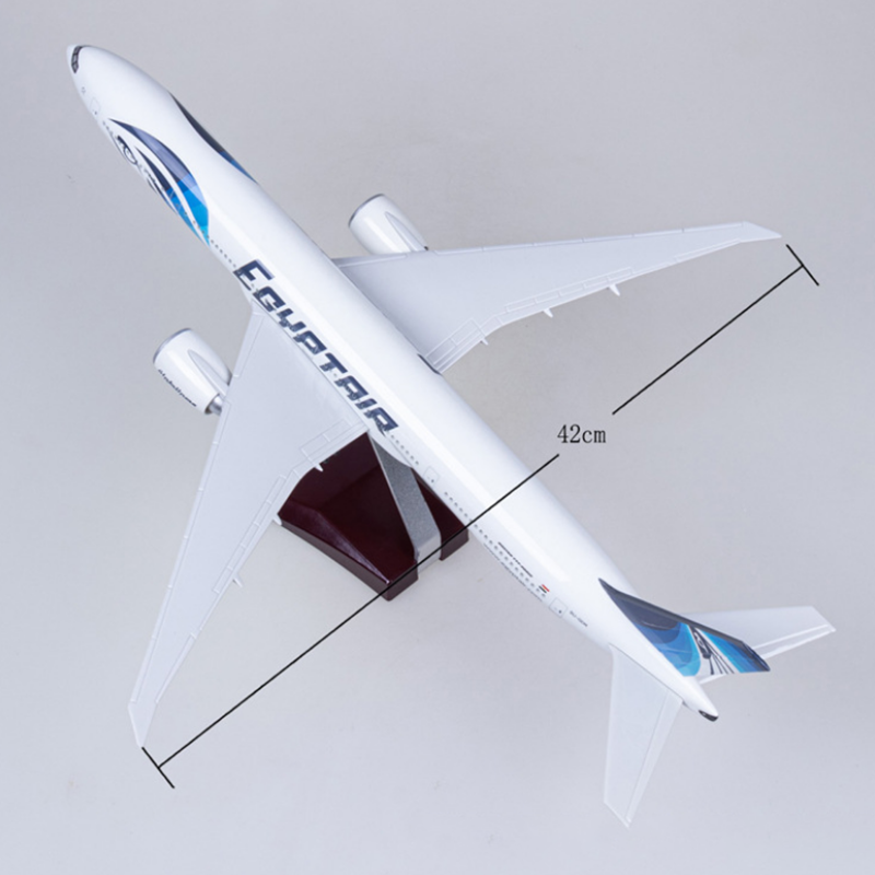 Egypt Air Boeing 777 Airplane Model (1/157 Scale)