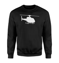Thumbnail for Helicopter Silhouette Designed Sweatshirts