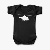 Thumbnail for Helicopter Silhouette Designed Baby Bodysuits