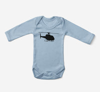 Thumbnail for Helicopter Silhouette Designed Baby Bodysuits