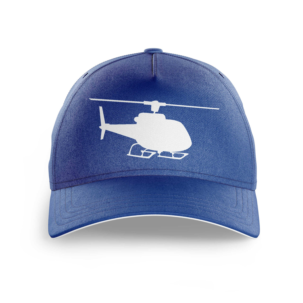 Helicopter Silhouette Printed Hats