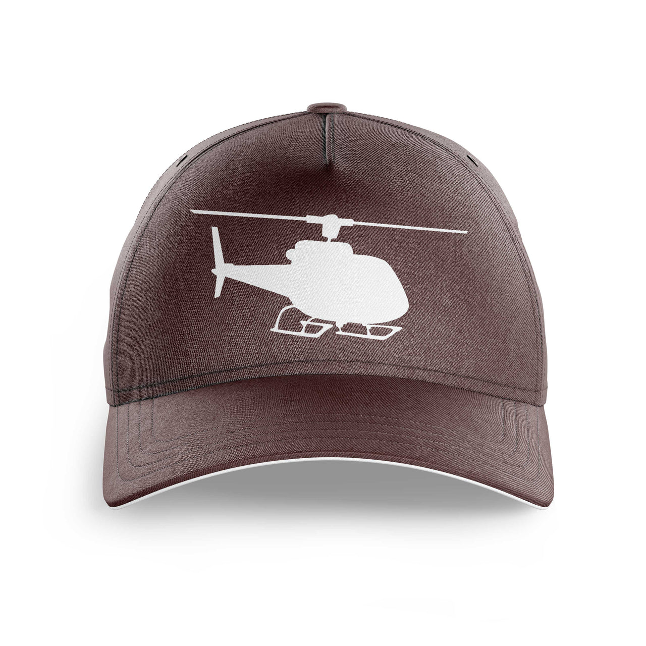 Helicopter Silhouette Printed Hats
