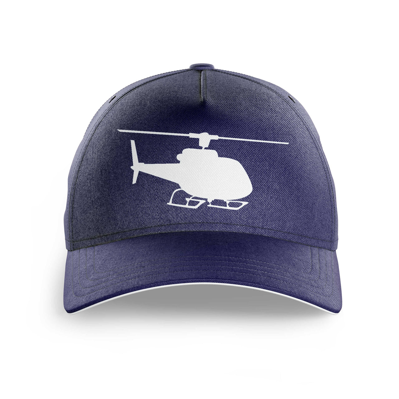 Helicopter Silhouette Printed Hats