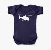 Thumbnail for Helicopter Silhouette Designed Baby Bodysuits