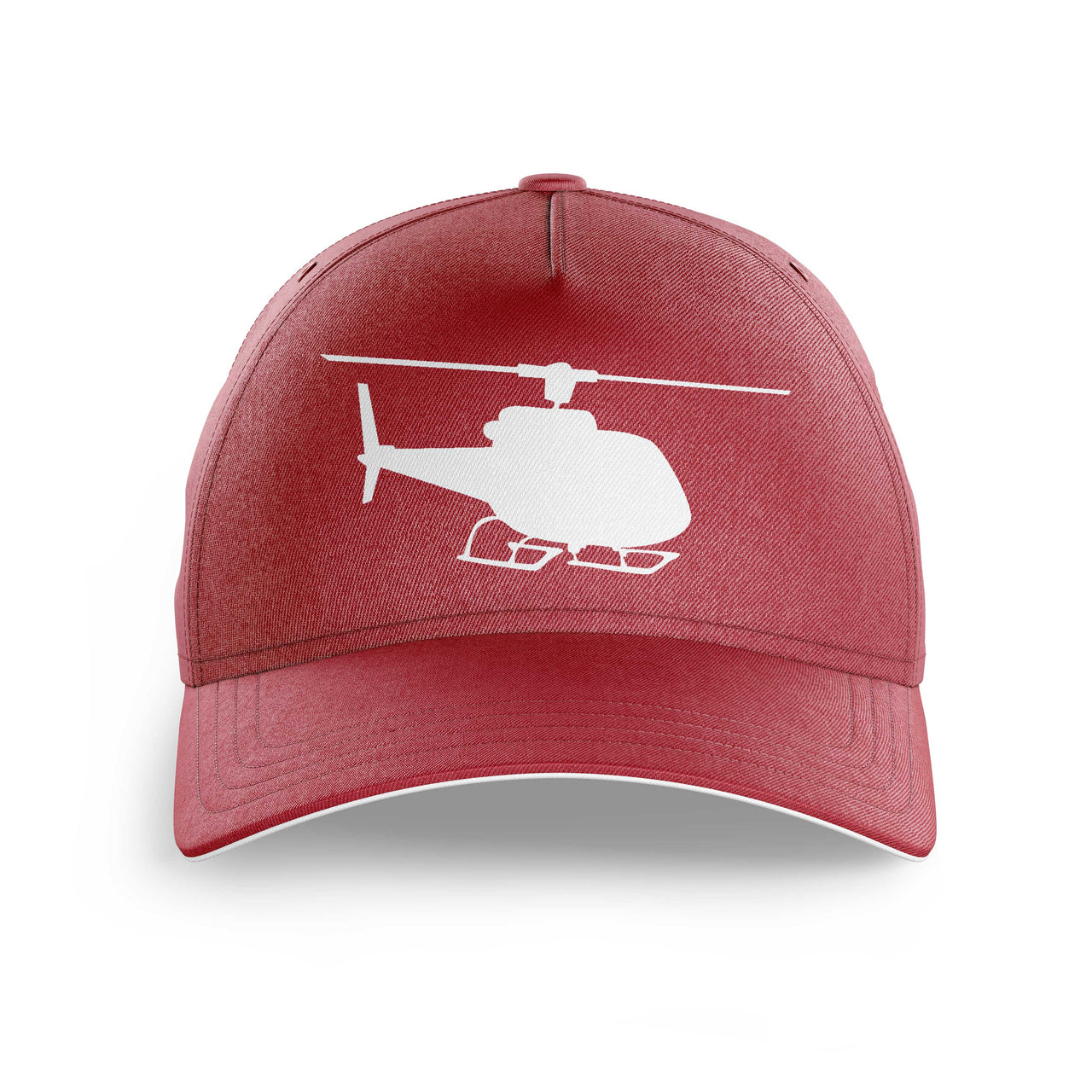 Helicopter Silhouette Printed Hats