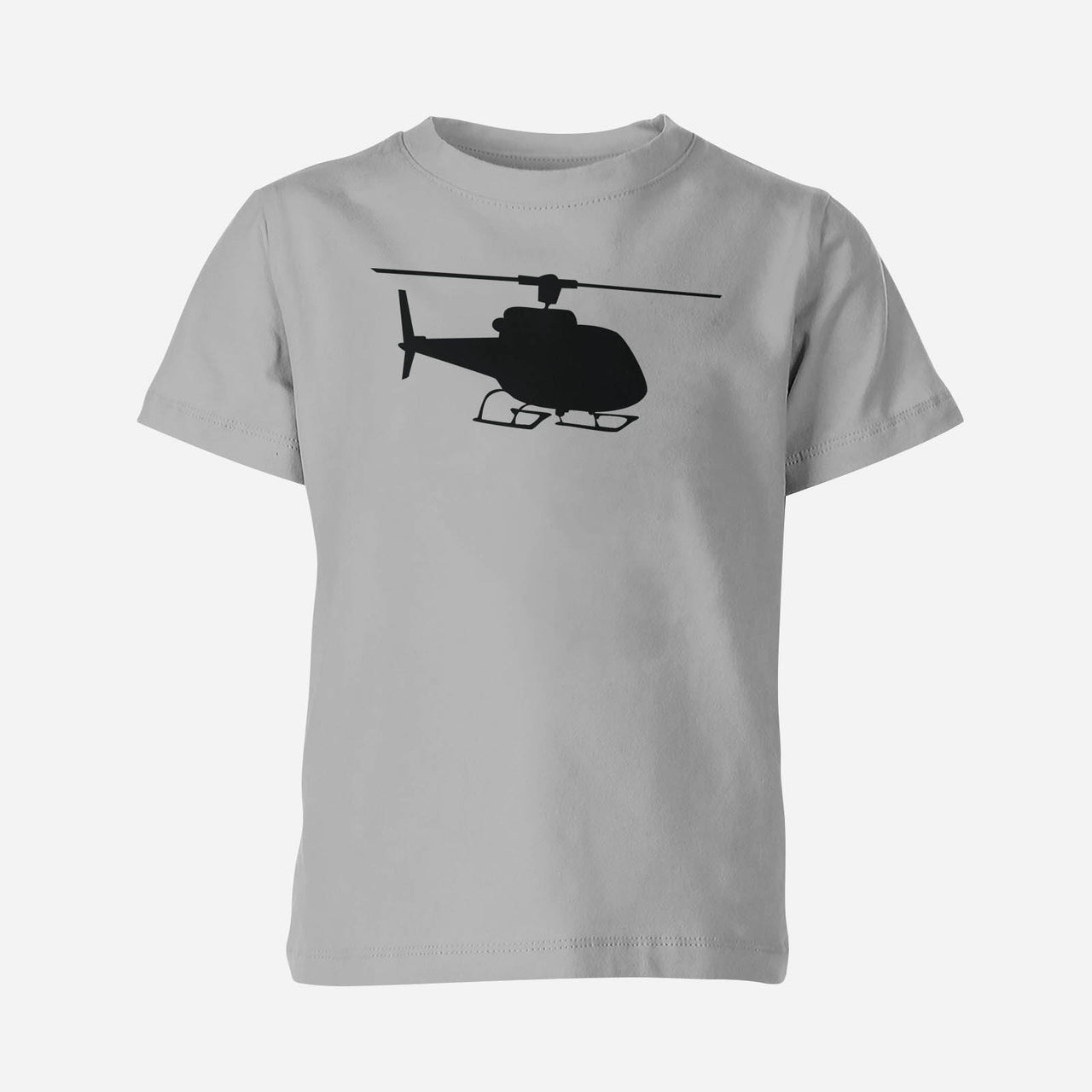 Helicopter Silhouette Designed Children T-Shirts