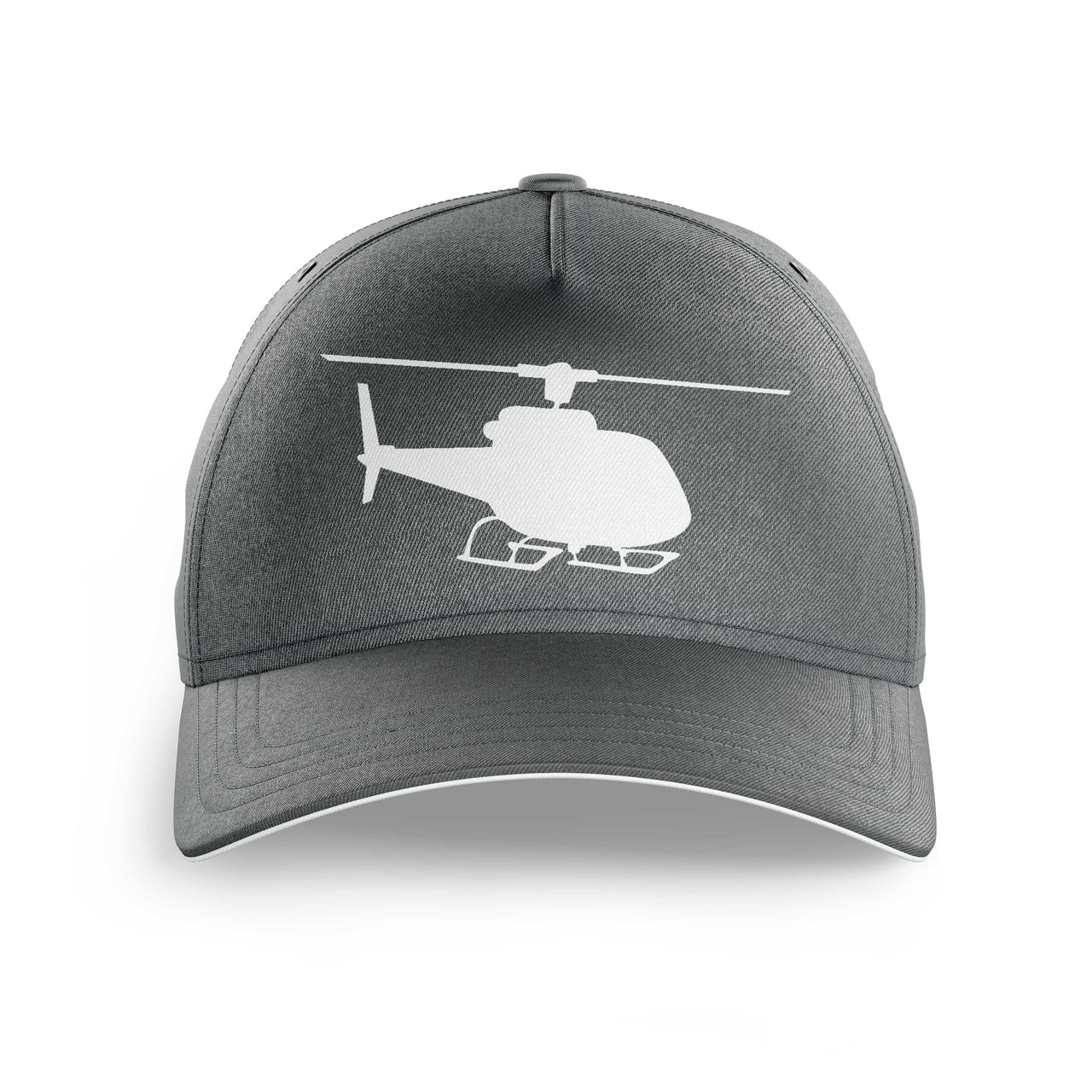 Helicopter Silhouette Printed Hats