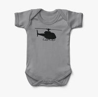 Thumbnail for Helicopter Silhouette Designed Baby Bodysuits