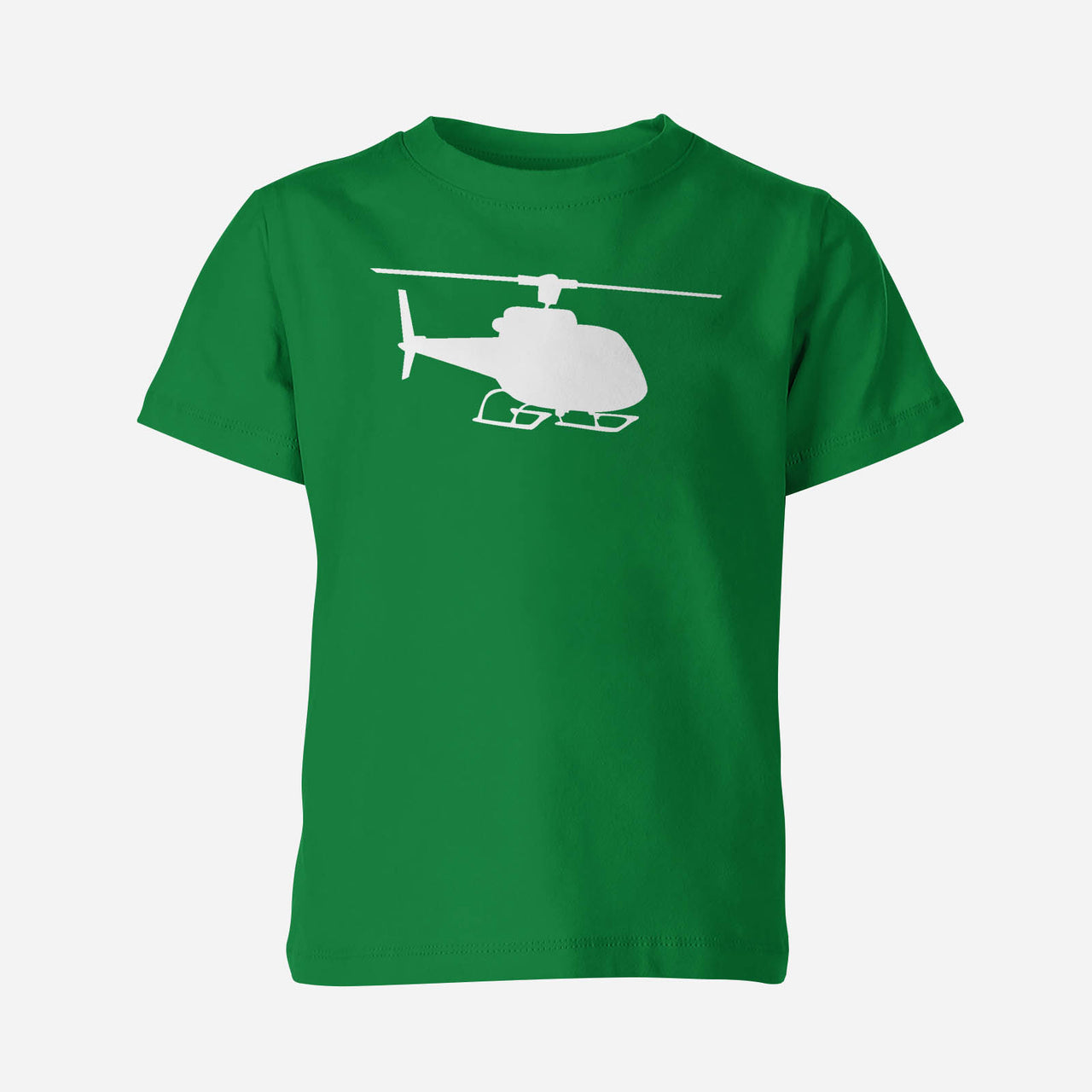 Helicopter Silhouette Designed Children T-Shirts