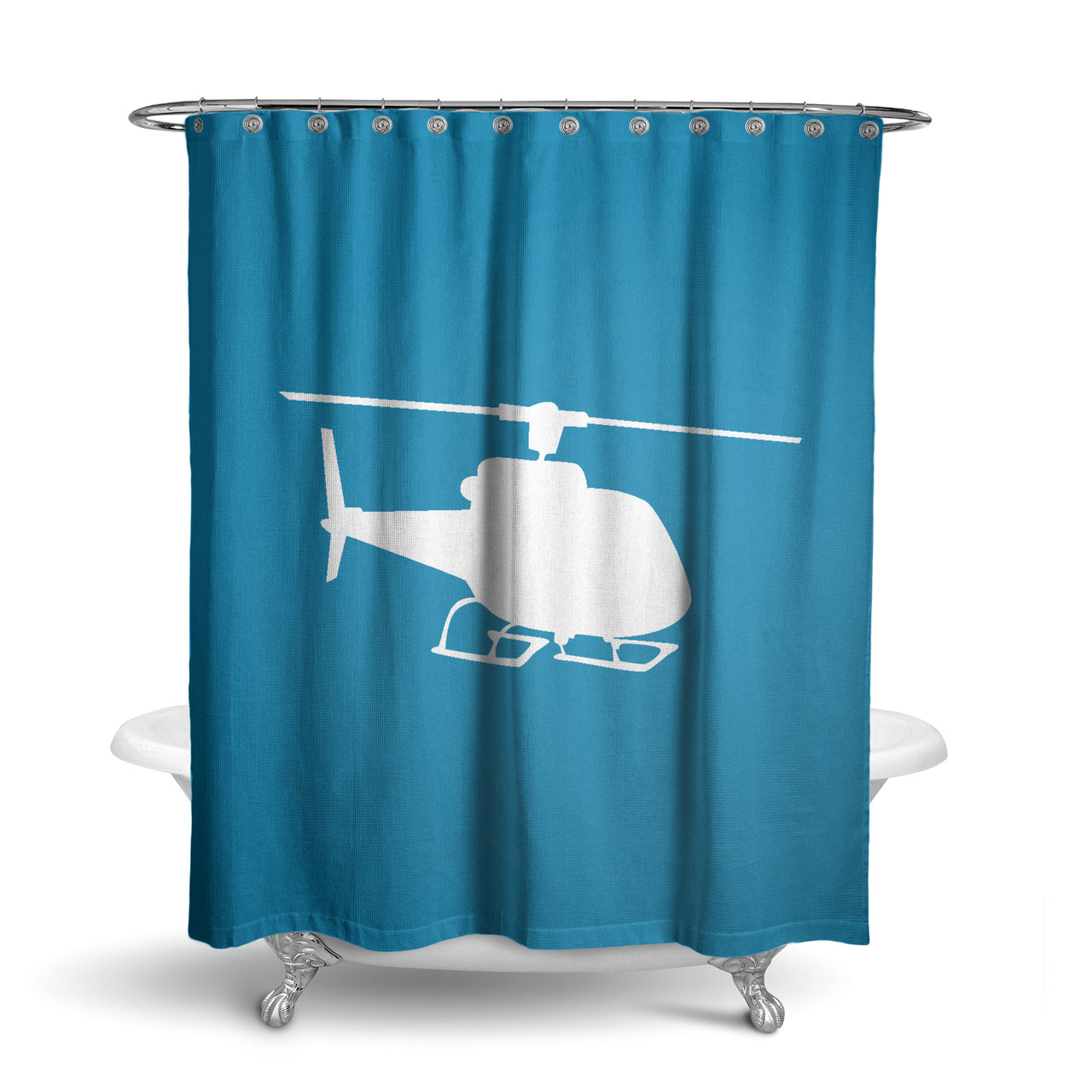 Helicopter Designed Shower Curtains